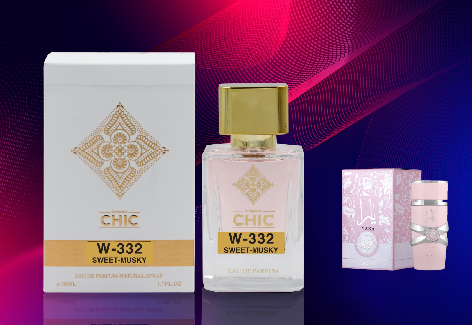 CHIC W-332 Lattafa Yara, 50 ml