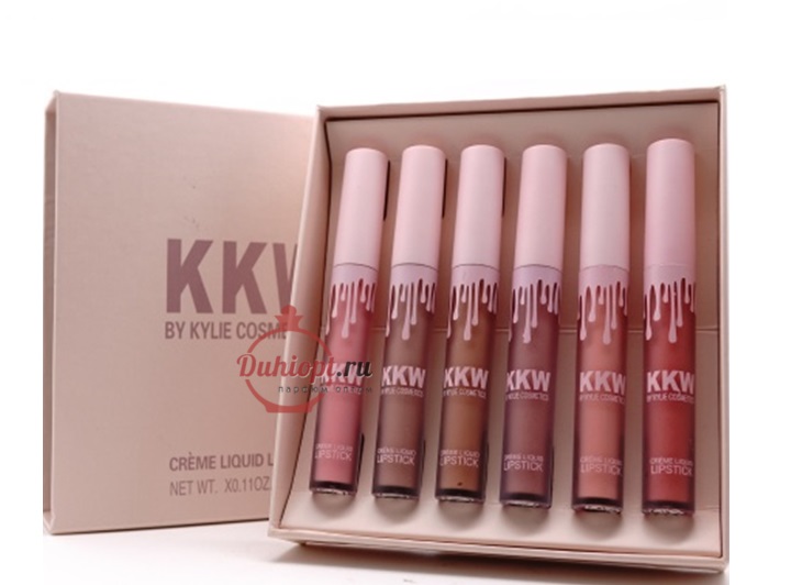 kkw crème liquid lipstick, 6 x 3.00 g.