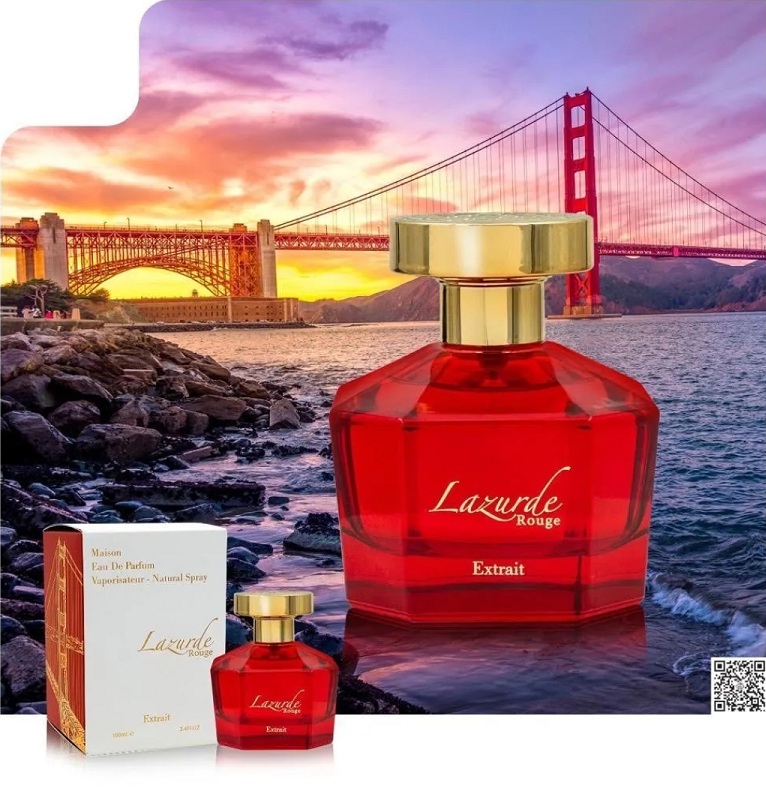 Fragrance world Lazurde Rouge Extrait, 100 ml
